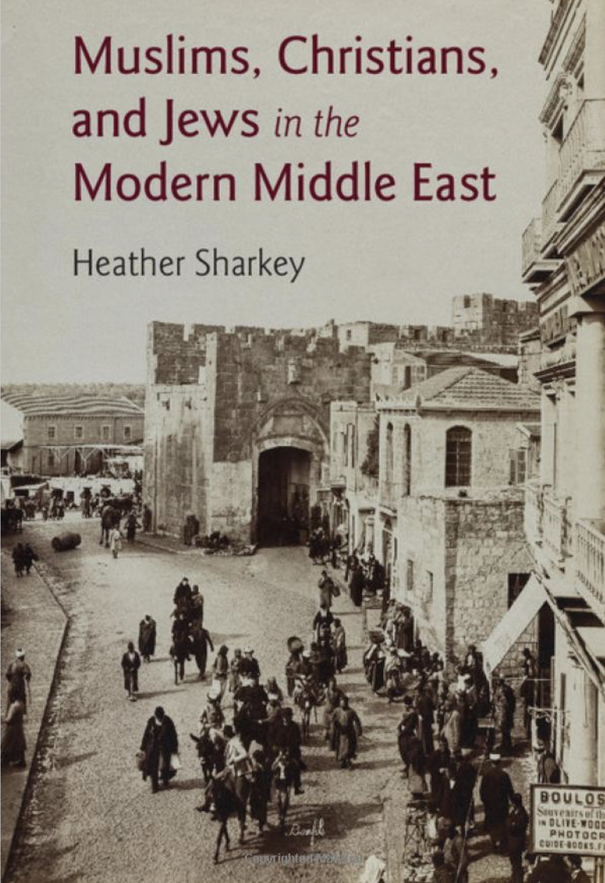 Photo Of Book Cover For The Book Entitled A History Of Muslims, Christians, And Jews In The Middle East