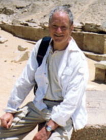 Photo Of David P. Silverman Sitting On A Rock In Egypt
